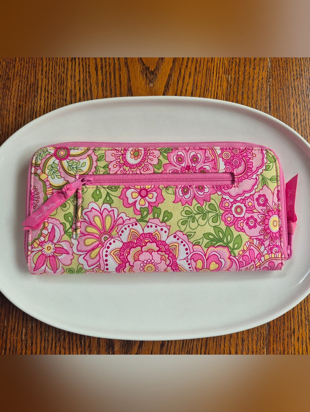 Vera Bradley Petal Pink Large Clutch Wallet - Picture 2 of 4